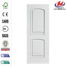 30 in. x 80 in. Palazzo Bellagio Smooth 2-Panel Arch Top Solid Core Primed Composite Interior Door Slab